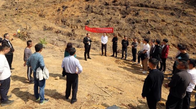 不負春光好,搶播萬畝林 ——將樂縣村企合作造林工作現場會在福建金森召開 不負春光好,搶播萬畝林 ——將樂縣村企合作造林工作現場會在福建金森召開